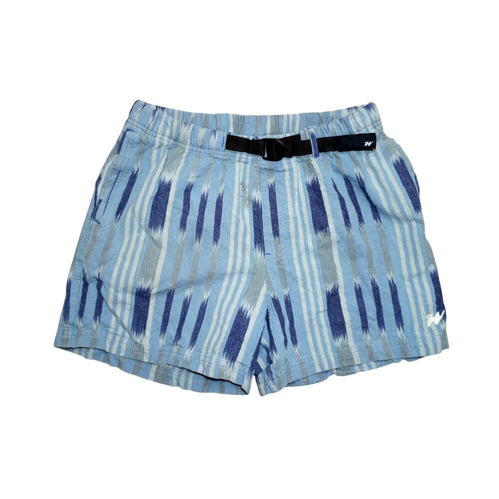 Without Walls Ikat Stripe Trail Shorts – Size S – Built-In Belt – Boho Outdoor